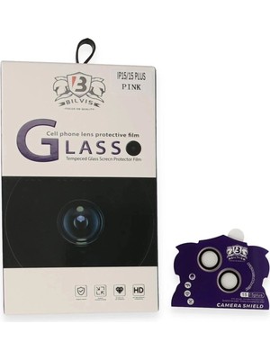 Durukar®  iPhone 15 Bilvis Titan Kamera Lens - Pembe