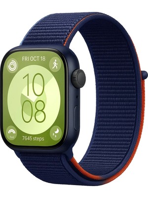 Durukar®  Huawei Fit 4 Hasırlı Cırtcırtlı Kordon - Lacivert-Turuncu