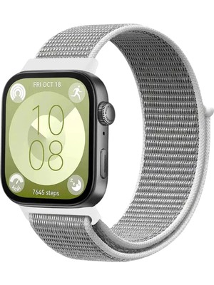 Durukar®  Huawei Fit 4 Hasırlı Cırtcırtlı Kordon - Beyaz