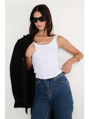 Altınyıldız Classics Pamuklu Kaşkorse Yumuşak Dokulu Slim Fit Dar Kesim Bisiklet Yaka Esnek Body