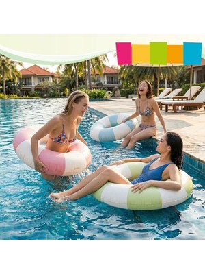 Colezium Simit Yeşil-Beyaz Coastal Cabana - 91 cm  - 1 Adet