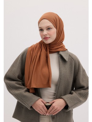 Fresh Scarfs Bambu Penye Şal Kiremit