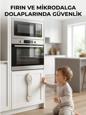 Gees Global Bebek Güvenlik Dolap Kilidi Çok Amaçlı Çocuk Emniyet Kilit Sistemi