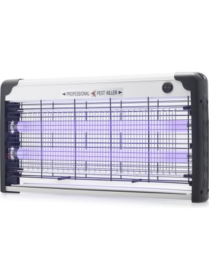 Skygo Elektrikli Sinek Öldürücü Cihaz 30W 49 cm Floresan Alüminyum Siyah Beyaz HDX9304