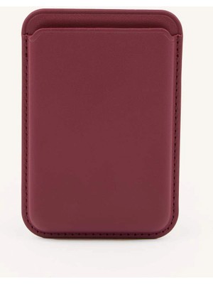 DeFacto Magsafe Unisex Suni Deri Bordo Kartlık I6568AXNS