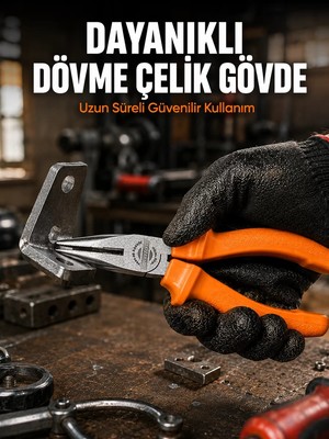 Uzun Çene Tasarımlı Dövme Çelik Kargaburun Hassas Kavrama Performansı Nemere