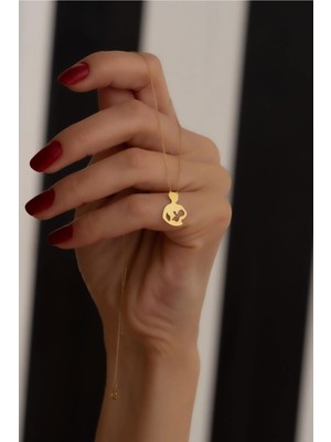 Bayar Gold 14 Ayar Altın Anne Kucağı Bebek Kolye