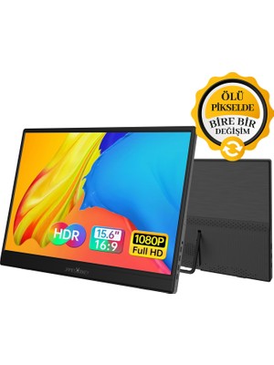 James Donkey JDP15 15,6″ 60Hz Full HD IPS Taşınabilir Monitör (Ölü Pikselde Anında Değişim)