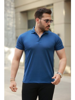 Efnaz Style Erkek Yakalı Kısa Kollu Tişört