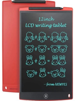 Eco Port 12 Inc Writing LCD Grafik Dijital Kalemli Çizim Tableti Yazı Tahta Not Yazma Eğitim Tableti