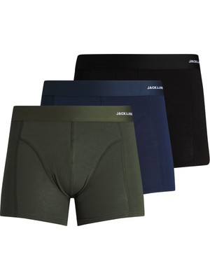 Jack & Jones 3'lü Bambu Boxer Paketi
