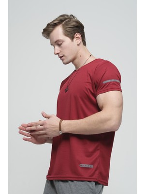 Oksit Cappi Mikro Polyester Performans Antrenman Sporcu Erkek Tshirt