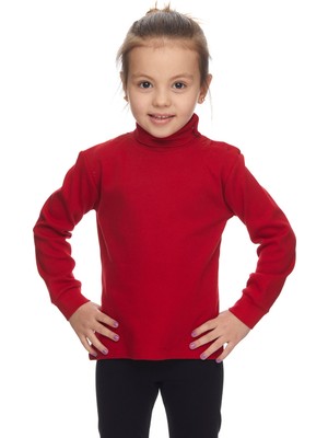 Lovetti Kırmızı Kız Çocuk Çıtçıtlı Tam Balıkçı Kışlık Basic Badi
