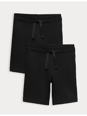 Marks & Spencer 2'li Regular Fit Şort (2-16 Yaş)