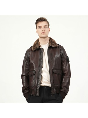 Dericlub Pilot Model Jumbo Deri Erkek Kaban