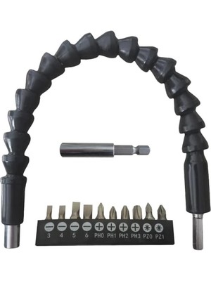 Mercora Tech Esnek Şaftlı Tornavida Ucu Seti