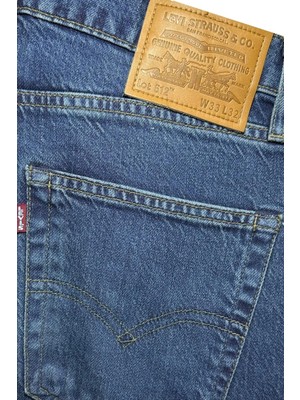 Levi's 512 Normal Bel Slim Tapered Erkek Denim Pantolon Dark BLUETİNT-0037