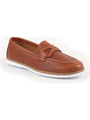 Libero L10.2231 Kadın Loafer Lazer Kesim Slip-On Ortopedik Poli Taban Comfort Anne Ayakkabısı