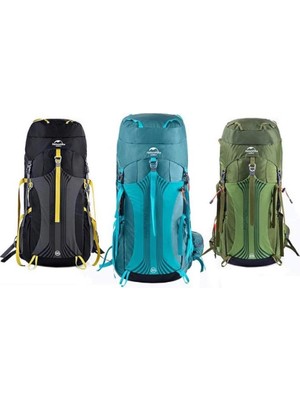 Naturehike 55+5 Lt Trekking Sırt Çantası - SİYAH