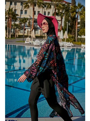 Remsa Neon Şifon Kimono Pareo RMS-RP013-26 Neon