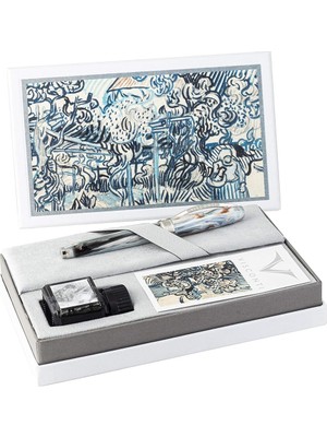 Visconti Luchiano Gogh Vineyard With Peasant Woman Fp (M) KP12-16-FPM Dolma Kalem