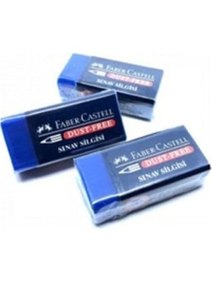 Faber-Castell Sınav Silgisi Mavi 3'lü