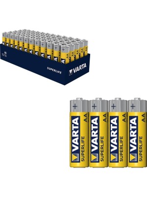 Varta-R6 Aa Kalem Pil Superlife 60LI Paket