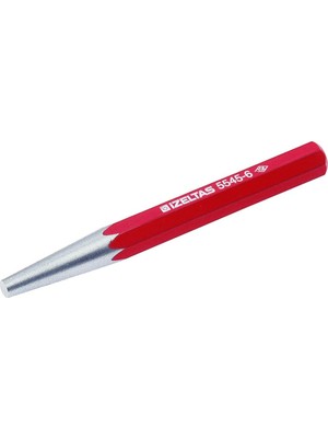 5545240012 Konik Pim Zımba Boyalı, Kırmızı, 12 mm