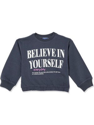 Üniseks Bebek Sweatshirt 09069752000000, Lacivert, 15 Ay