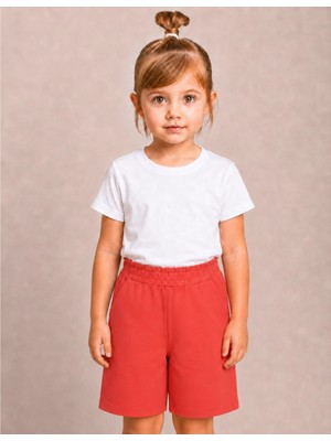 Organickid Watermelon Kız Çocuk Narçiçeği Kapri Short