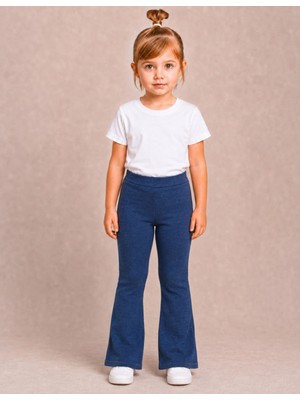 Organickid Watermelon Kız Çocuk Denim Tayt