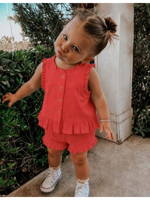 Organickid Watermelon Kız Bebek Narçiçeği 2'li Takım