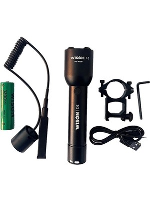 Eco Port Wison WS-4300 1200 Lümen  Aparatlı Şarjlı El Fener