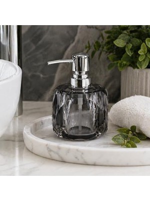 Elivora Store 1 Adet Akrilik Sıvı Sabunluk (210 Ml) - 3 Farklı Renkli Kırılmaz Şeffaf Banyo ve Mutfak Düzenleyici Şık Losyon ve Sabun Pompası Organizer (Asorti)