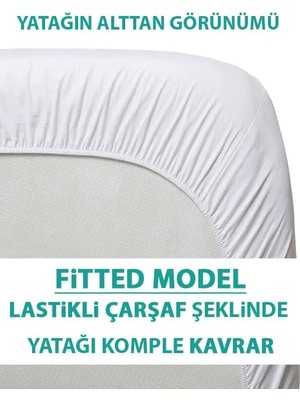 Elivora Store %100 Pamuklu Sıvı Geçirmez Bebek Alezi Yatak Koruyucu Bebek Çocuk Park Beşik Kreş Anaokulu Alezi (60 x 120)