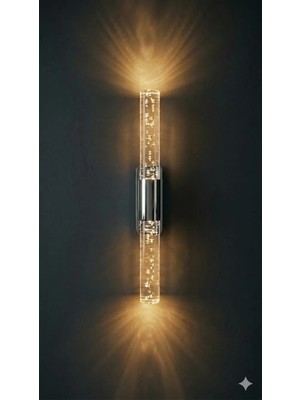 Backhome Bubblelight Small 31 cm Modern Tasarım LED Aplik - Duvar Lambası - Antrasit Gri -  Elektrikli - Günışığı
