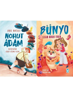 Timaş Çocuk Nohut Adam (Anıl Basılı) ve Bünyo - Çılgın Mikro Evren