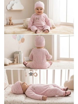 Meya Baby & Kids Bebek Tulumu Balon Nakışlı