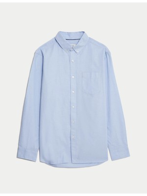 Marks & Spencer Regular Fit Uzun Kollu Oxford Gömlek