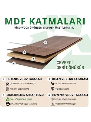 Elivora Store Vigo Wood - LS051 Minderli Eğim Ayarlanabilir Mousepadli Laptop Sehpası
