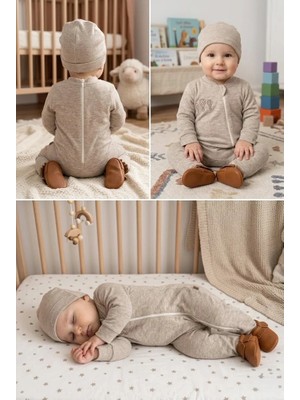 Meya Baby & Kids Bebek Tulumu Balon Nakışlı