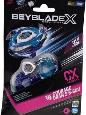 Mercora Tech BEY25000 Beyblade Tekli Set x Cx Courage Dran S 6-60V - TP1677