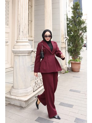 Blazer Ceketli Ikili Takım