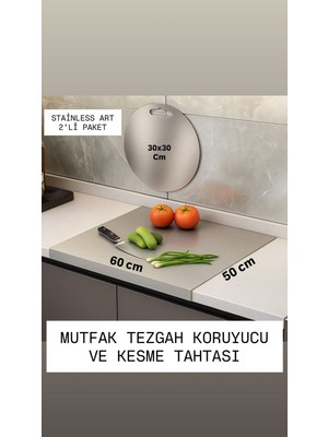 Empressco Paslanmaz Çelik 2'li Set, Dayanıklı ve Şık Mutfak Aksesuarları