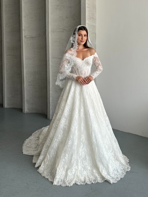 Merve Fransız Dantel Duvak