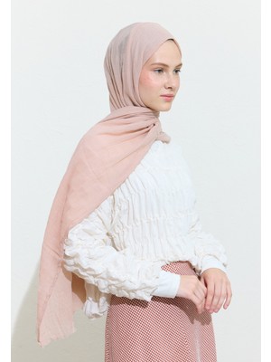 Fresh Scarfs Pamuklu Keten Şal Strawberry Milkshake