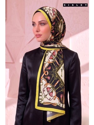 Sisley Esila Desenli Şal S-S-2011 Sarı