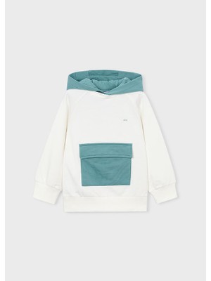 Mayoral Erkek Çocuk Kapüşonlu Sweatshirt Mint 3433