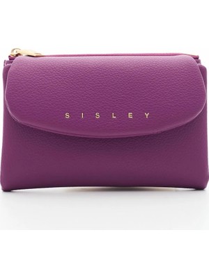 Sisley SLY319 Kadın Cüzdanı Mürdüm