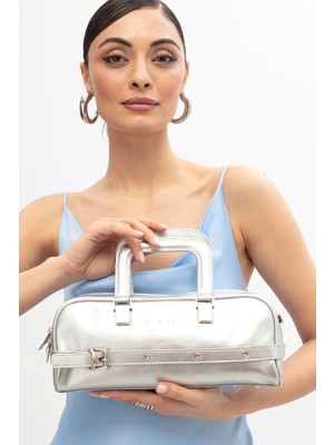 Sisley Kadın El Çantası SLY428 Gümüş